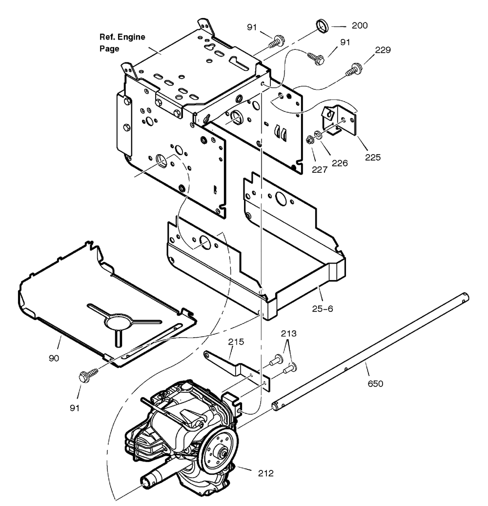 Hydro Drive Diagram and Parts List for 629953X54A 2005 Briggs and Stratton Snow Blower